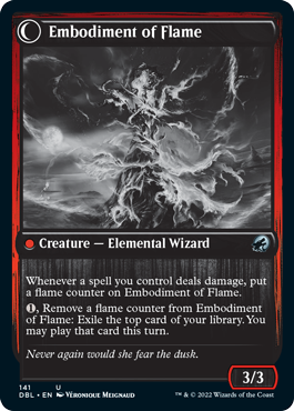 Flame Channeler // Embodiment of Flame [Innistrad: Double Feature] | Galactic Gamez