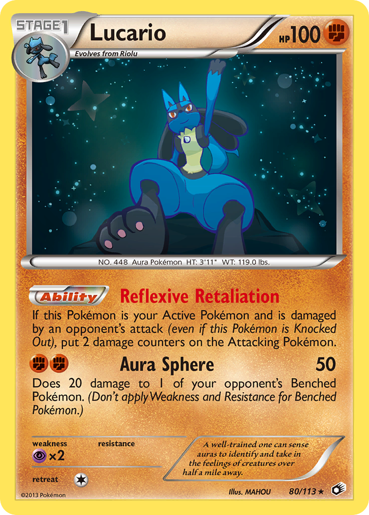 Lucario (80/113) [Black & White: Legendary Treasures] | Galactic Gamez