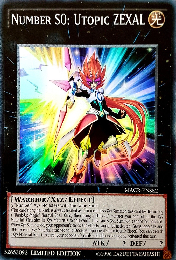 Number S0: Utopic ZEXAL [MACR-ENSE2] Super Rare | Galactic Gamez