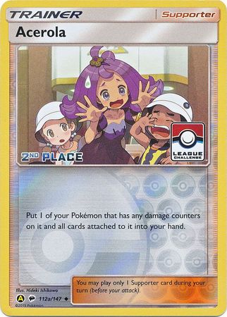 Acerola (112a/147) (League Promo 2nd Place) [Sun & Moon: Burning Shadows] | Galactic Gamez