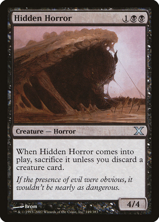 Hidden Horror [Tenth Edition] | Galactic Gamez