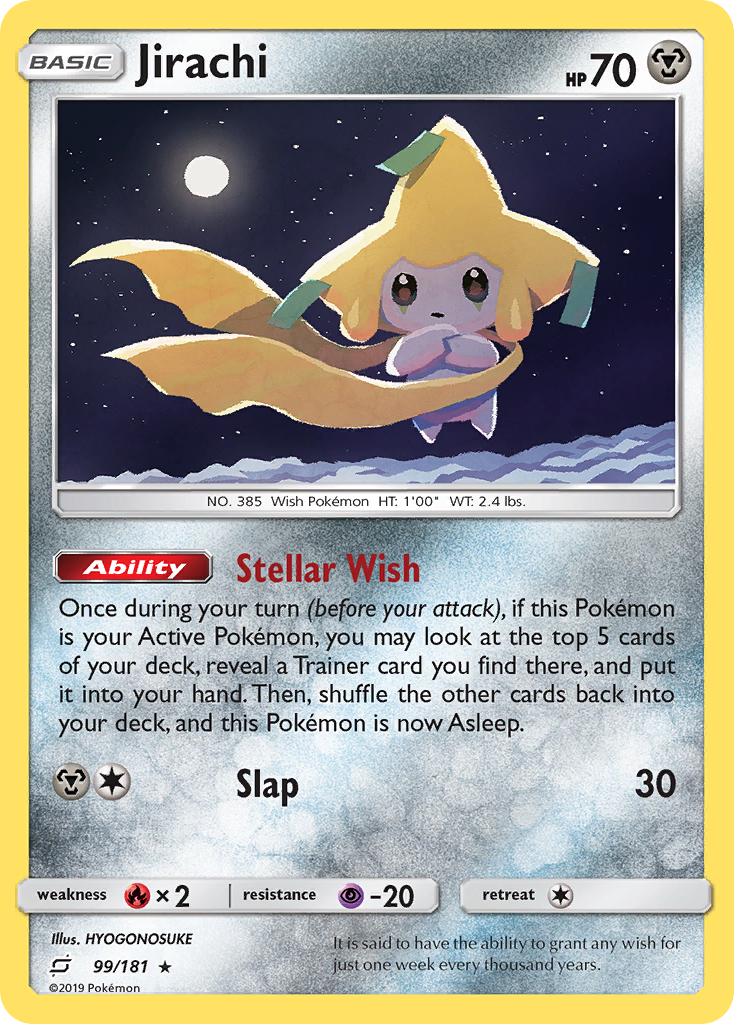 Jirachi (99/181) [Sun & Moon: Team Up] | Galactic Gamez