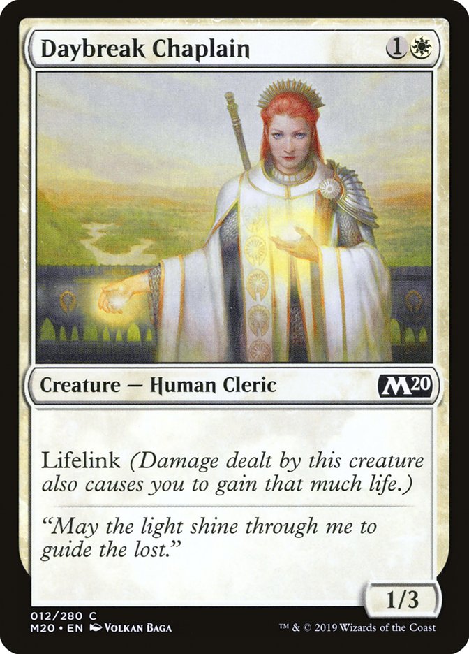 Daybreak Chaplain [Core Set 2020] | Galactic Gamez