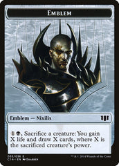 Ob Nixilis of the Black Oath Emblem // Zombie (016/036) Double-sided Token [Commander 2014 Tokens] | Galactic Gamez