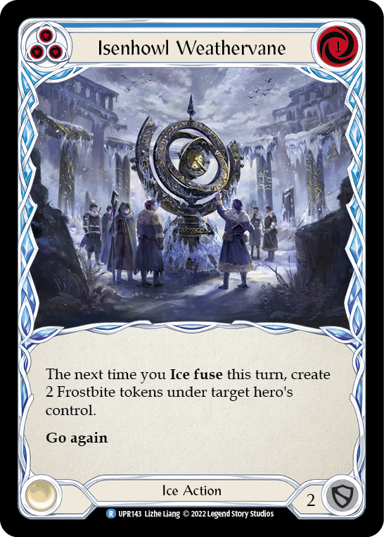 Isenhowl Weathervane (Blue) [UPR143] (Uprising)  Rainbow Foil | Galactic Gamez