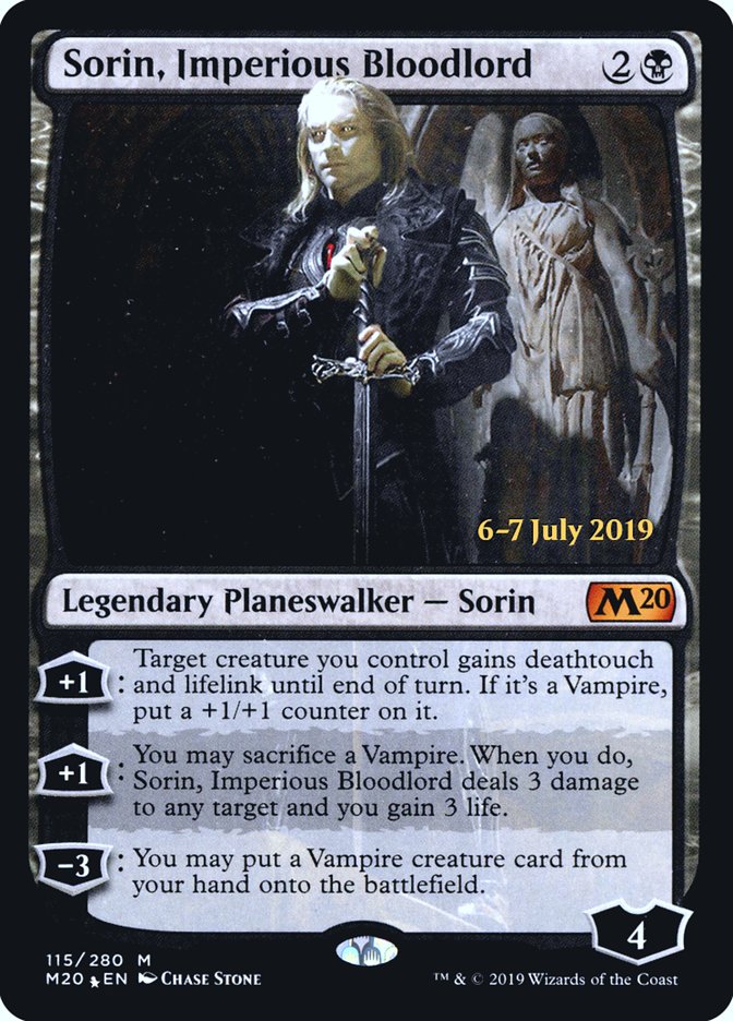 Sorin, Imperious Bloodlord  [Core Set 2020 Prerelease Promos] | Galactic Gamez