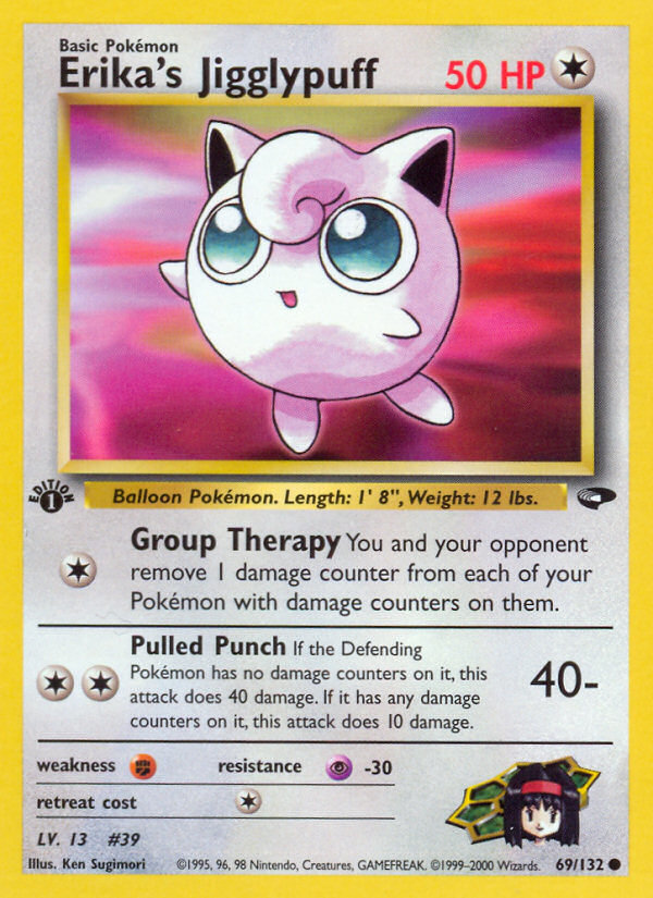 Erika's Jigglypuff (69/132) [Gym Challenge 1st Edition] | Galactic Gamez