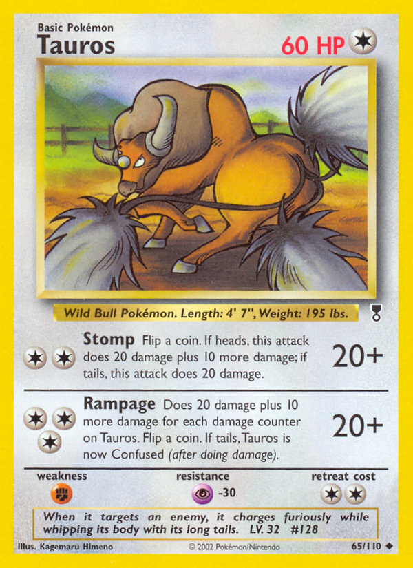 Tauros (65/110) [Legendary Collection] | Galactic Gamez