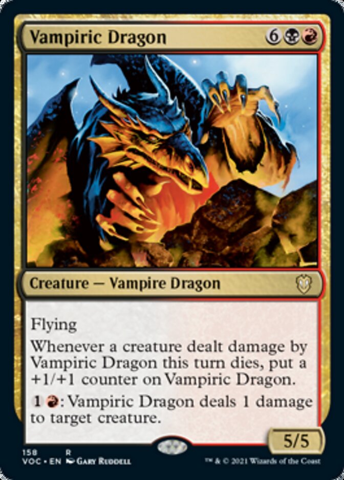 Vampiric Dragon [Innistrad: Crimson Vow Commander] | Galactic Gamez