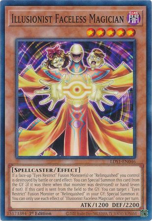 Illusionist Faceless Magician [LDS1-EN046] Common | Galactic Gamez