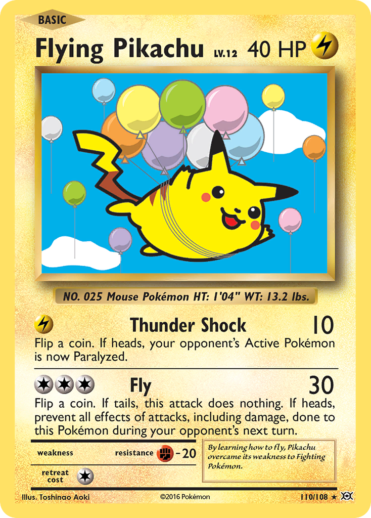 Flying Pikachu (110/108) [XY: Evolutions] | Galactic Gamez