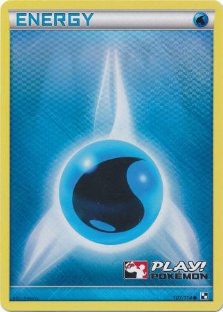 Water Energy (107/114) (Play Pokemon Promo) [Black & White: Base Set] | Galactic Gamez