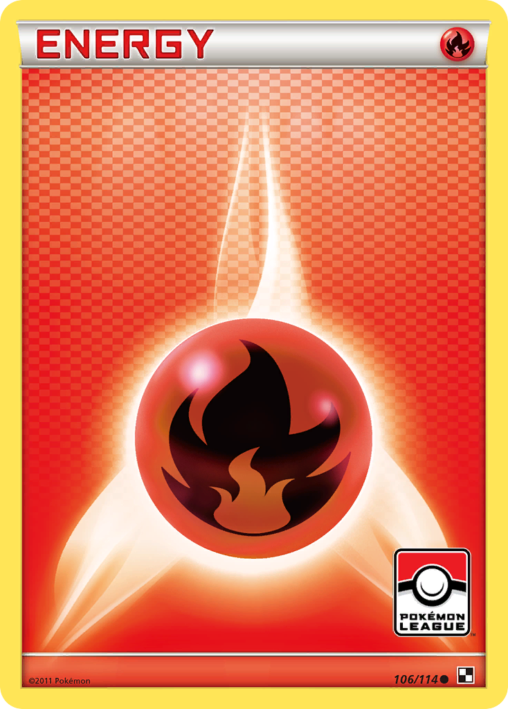 Fire Energy (106/114) [Black & White: Base Set] | Galactic Gamez