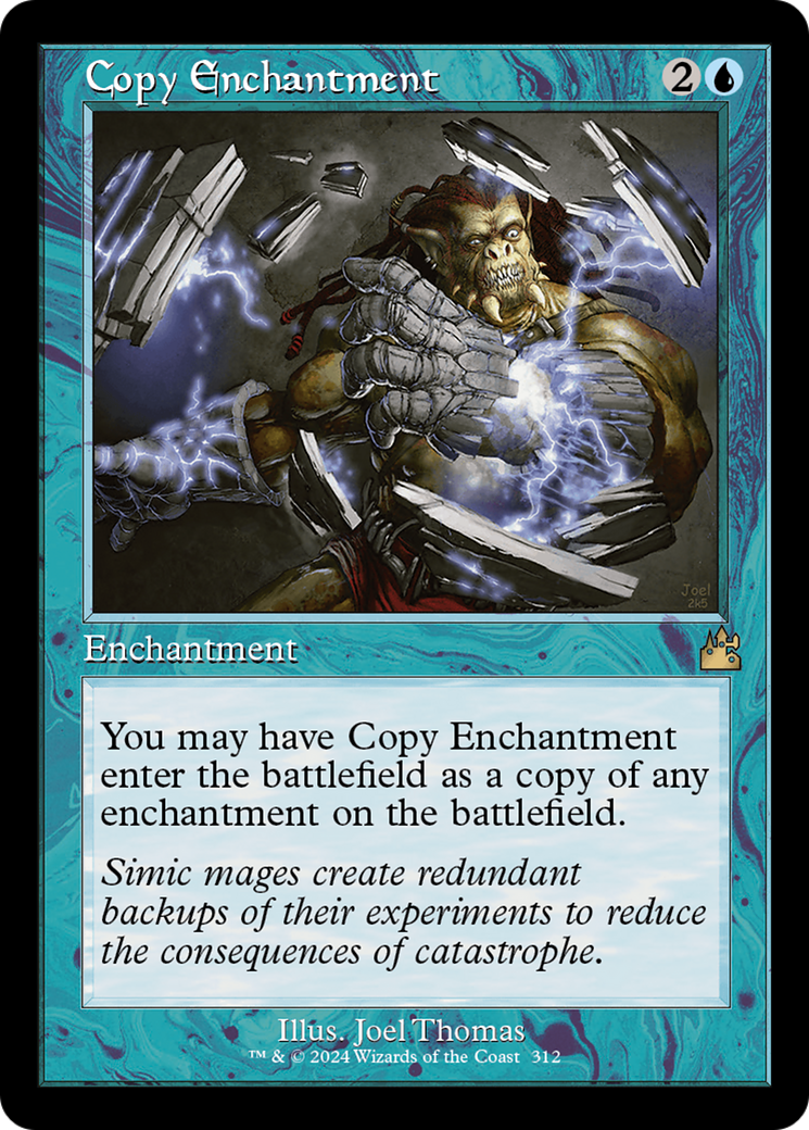 Copy Enchantment (Retro Frame) [Ravnica Remastered] | Galactic Gamez