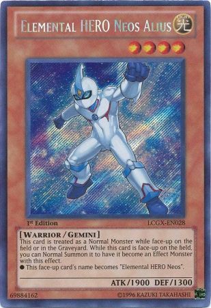 Elemental HERO Neos Alius [LCGX-EN028] Secret Rare | Galactic Gamez