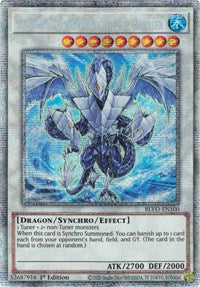 Trishula, Dragon of the Ice Barrier (Starlight Rare) [BLVO-EN100] Starlight Rare | Galactic Gamez