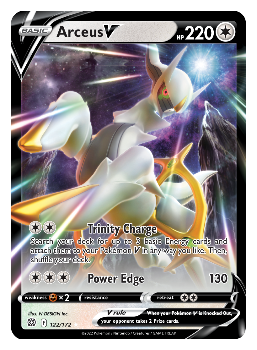 Arceus V (122/172) [Sword & Shield: Brilliant Stars] | Galactic Gamez