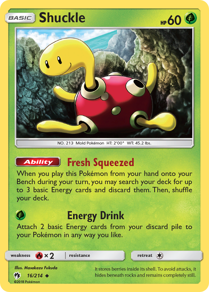 Shuckle (16/214) [Sun & Moon: Lost Thunder] | Galactic Gamez