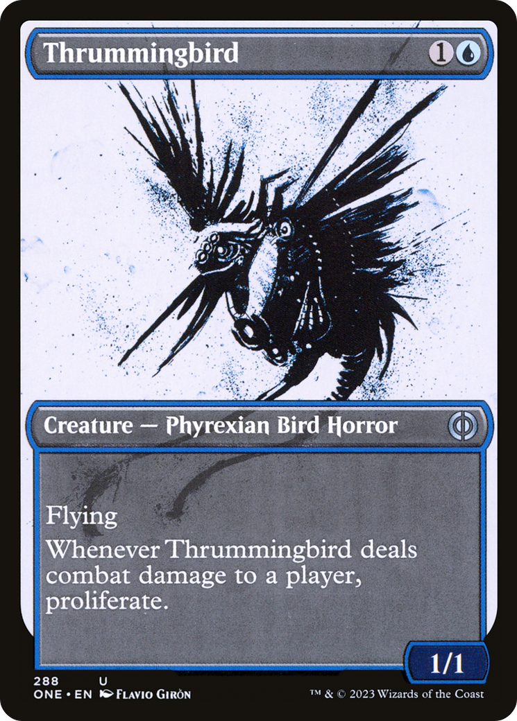 Thrummingbird (Showcase Ichor) [Phyrexia: All Will Be One] | Galactic Gamez