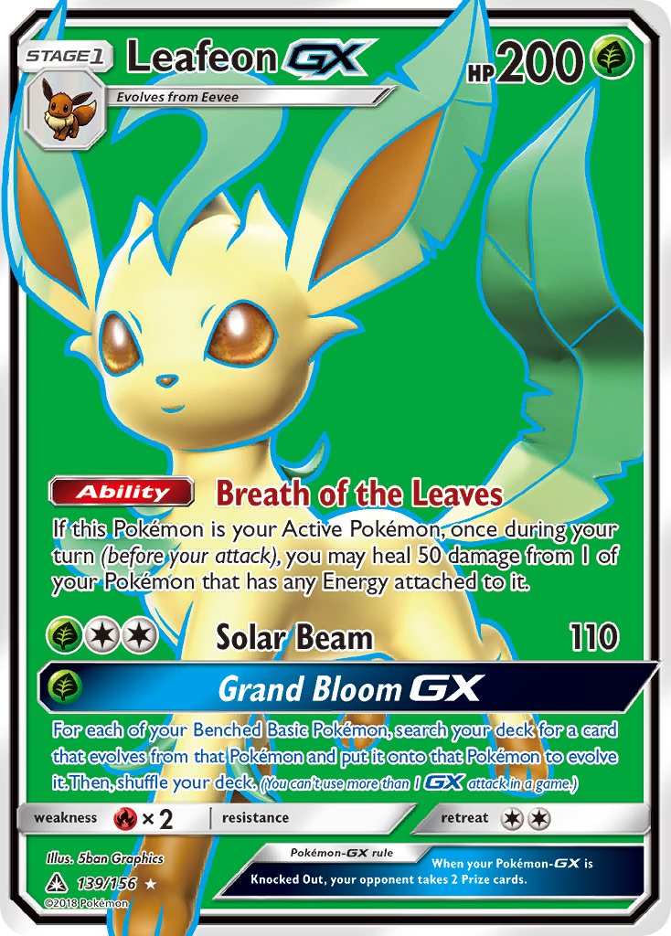 Leafeon GX (139/156) [Sun & Moon: Ultra Prism] | Galactic Gamez