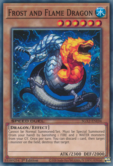 Frost and Flame Dragon [SGX2-ENE04] Common | Galactic Gamez