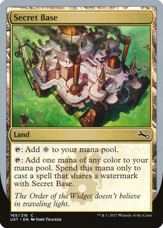Secret Base (Artist: John Thacker) [Unstable] | Galactic Gamez