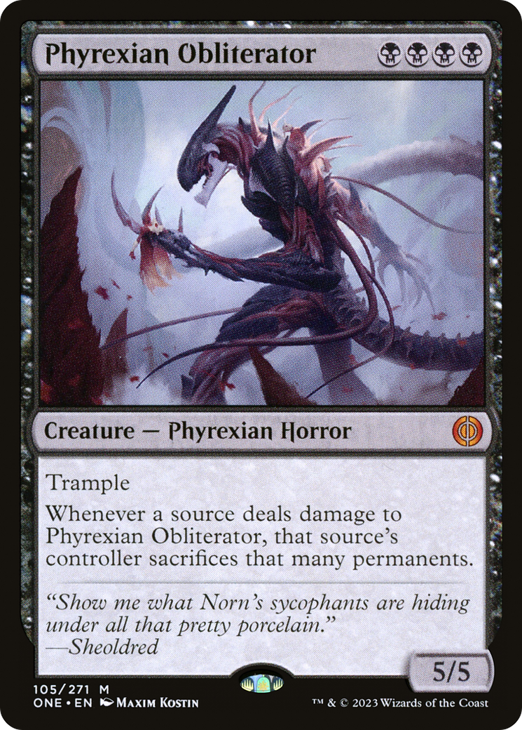 Phyrexian Obliterator [Phyrexia: All Will Be One] | Galactic Gamez