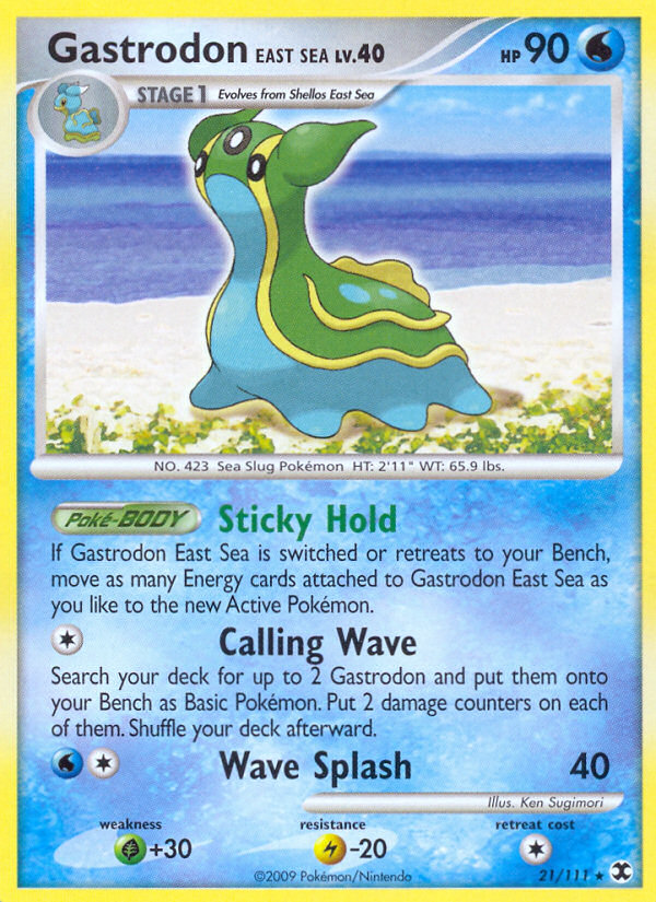 Gastrodon East Sea (21/111) [Platinum: Rising Rivals] | Galactic Gamez