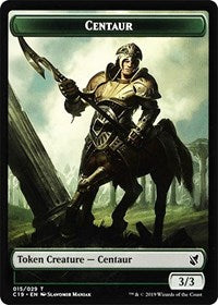 Centaur // Egg Double-sided Token [Commander 2019 Tokens] | Galactic Gamez