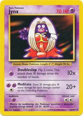 Jynx (31/102) [Base Set Unlimited] | Galactic Gamez