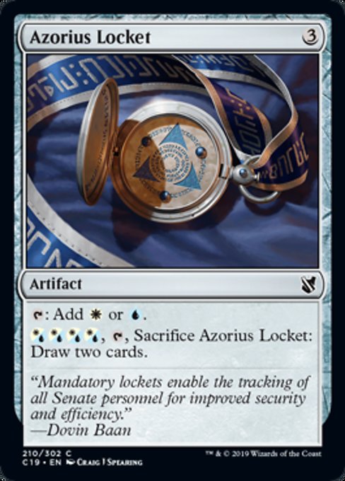 Azorius Locket [Commander 2019] | Galactic Gamez