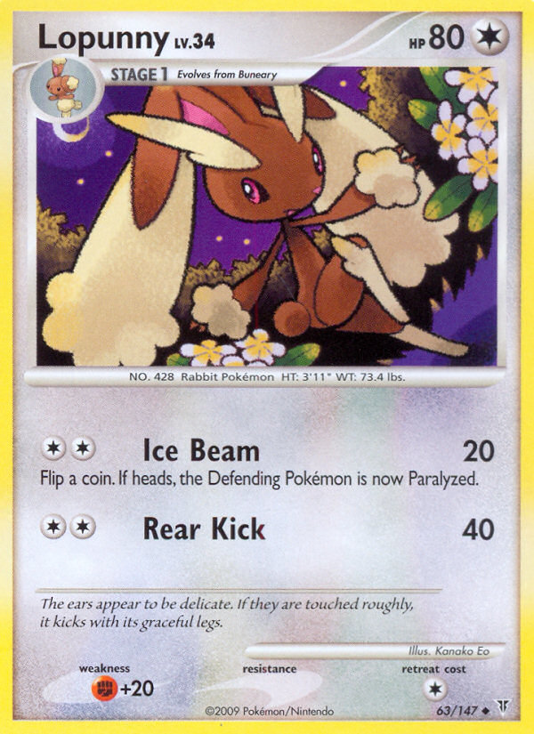 Lopunny (63/147) [Platinum: Supreme Victors] | Galactic Gamez