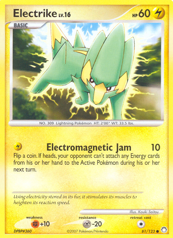 Electrike (81/123) [Diamond & Pearl: Mysterious Treasures] | Galactic Gamez