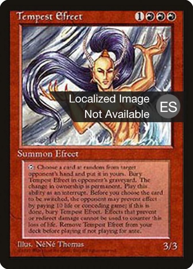 Tempest Efreet [Fourth Edition (Foreign Black Border)] | Galactic Gamez