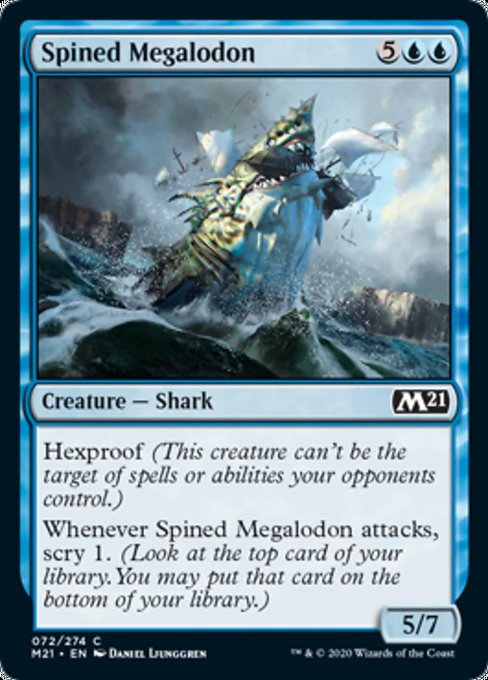 Spined Megalodon [Core Set 2021] | Galactic Gamez