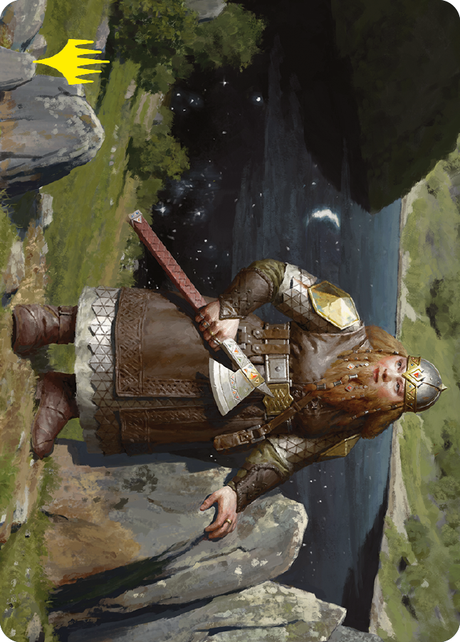 Mirrormere Guardian Art Card (Gold-Stamped Signature) [The Lord of the Rings: Tales of Middle-earth Art Series] | Galactic Gamez