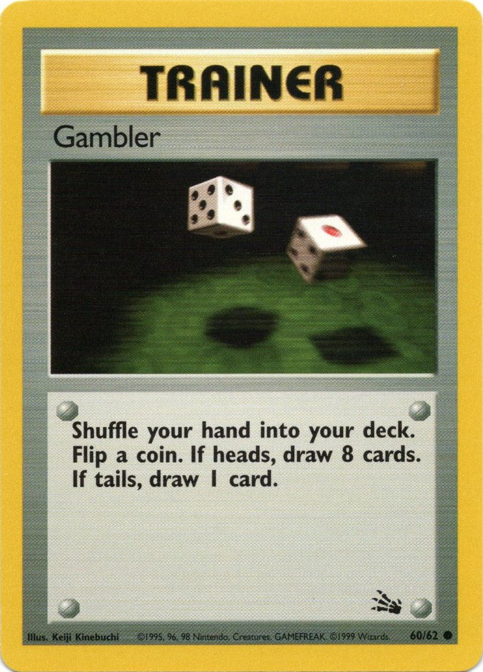 Gambler (60/62) [Fossil Unlimited] | Galactic Gamez