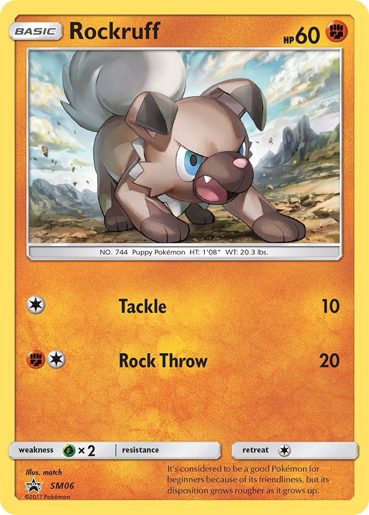 Rockruff (SM06) [Sun & Moon: Black Star Promos] | Galactic Gamez