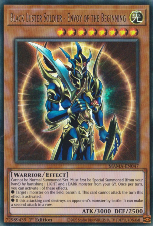 black luster soldier yugioh card Black Luster Soldier