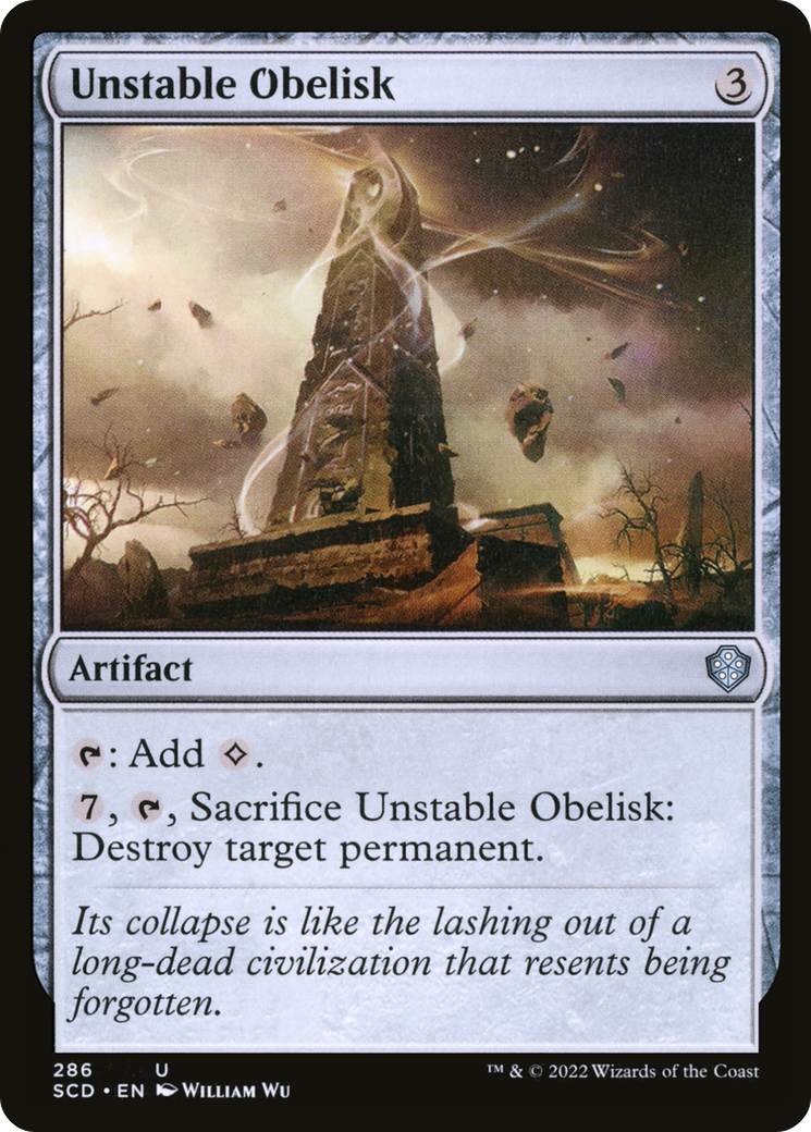 Unstable Obelisk [Starter Commander Decks] | Galactic Gamez