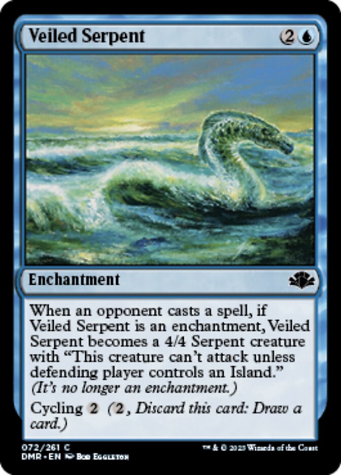 Veiled Serpent [Dominaria Remastered] | Galactic Gamez