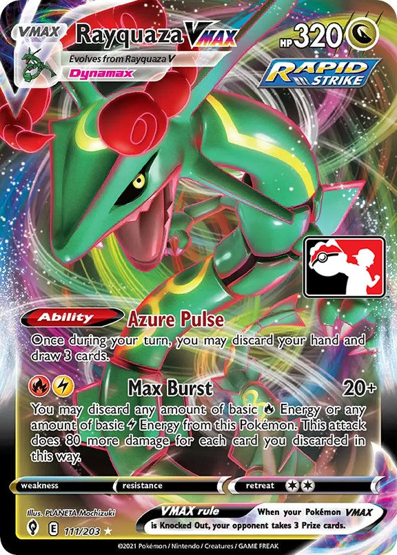 Rayquaza VMAX (111/203) [Prize Pack Series One] | Galactic Gamez