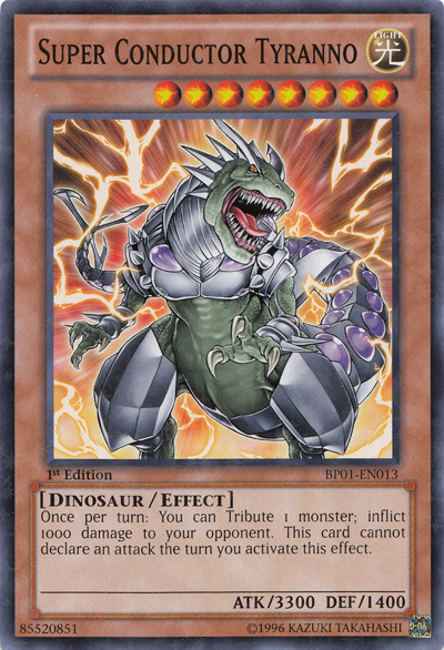 Super Conductor Tyranno [BP01-EN013] Starfoil Rare | Galactic Gamez