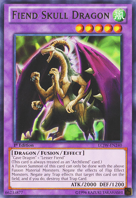 Fiend Skull Dragon [LCJW-EN240] Rare | Galactic Gamez