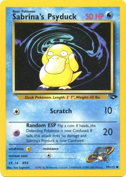 Sabrina's Psyduck (99/132) [Gym Challenge Unlimited] | Galactic Gamez