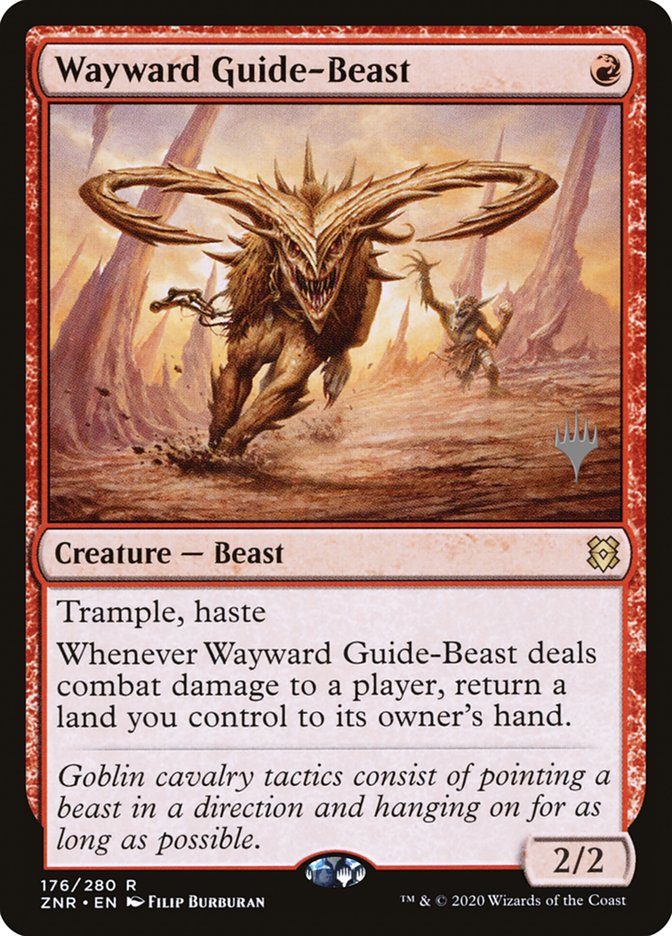 Wayward Guide-Beast (Promo Pack) [Zendikar Rising Promos] | Galactic Gamez