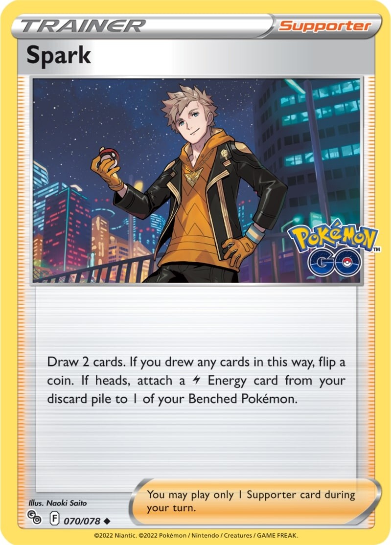 Spark (070/078) [Pokémon GO] | Galactic Gamez