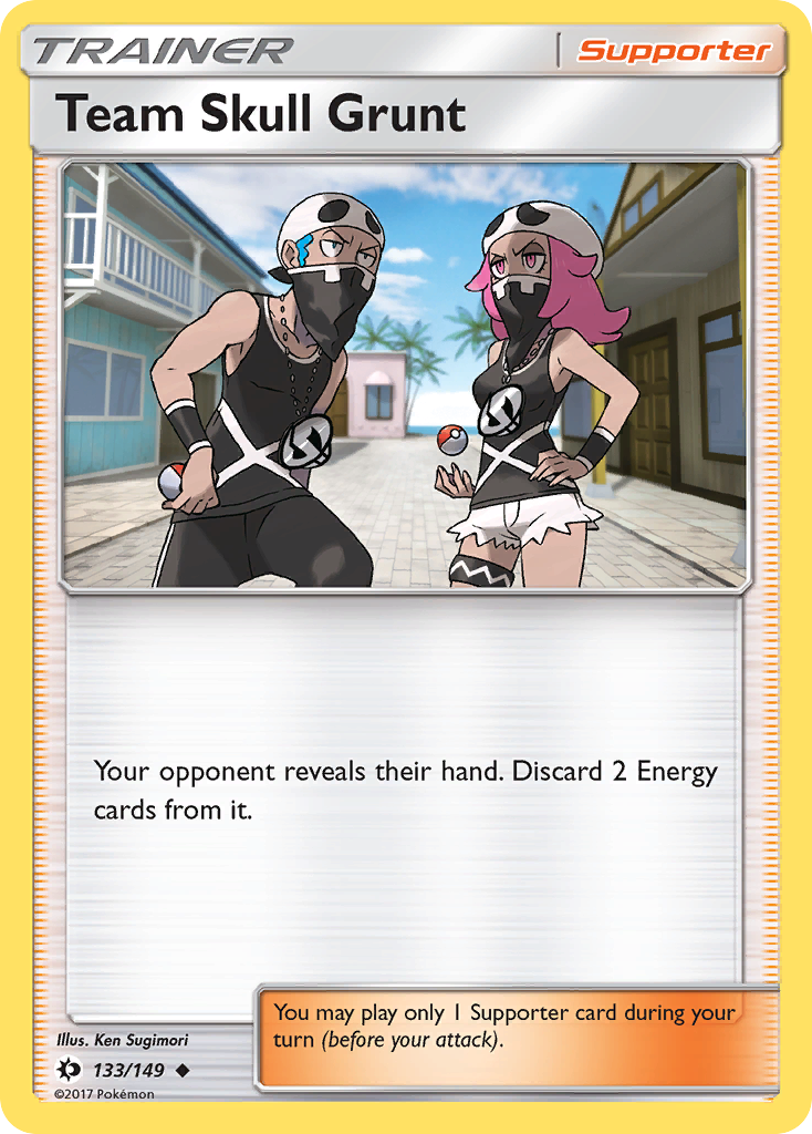 Team Skull Grunt (133/149) [Sun & Moon: Base Set] | Galactic Gamez