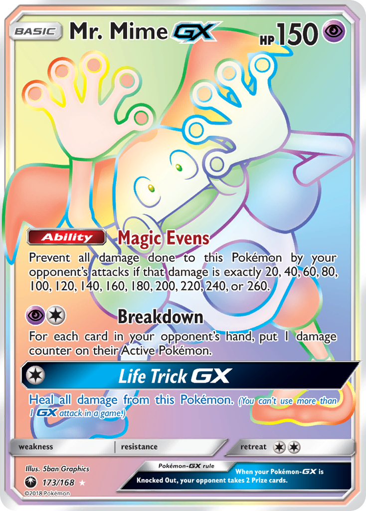 Mr. Mime GX (173/168) [Sun & Moon: Celestial Storm] | Galactic Gamez