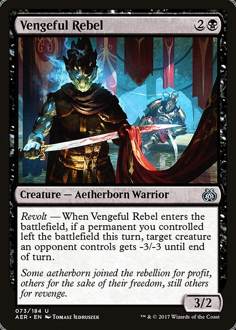 Vengeful Rebel [Aether Revolt] | Galactic Gamez